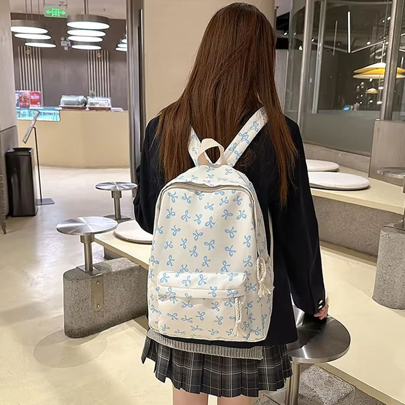 Women Bags For Gift - Sac à dos en nylon floral