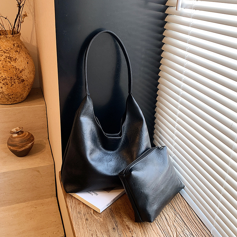 Women'S Vegan Bags - Sac fourre-tout rétro simple et spacieux