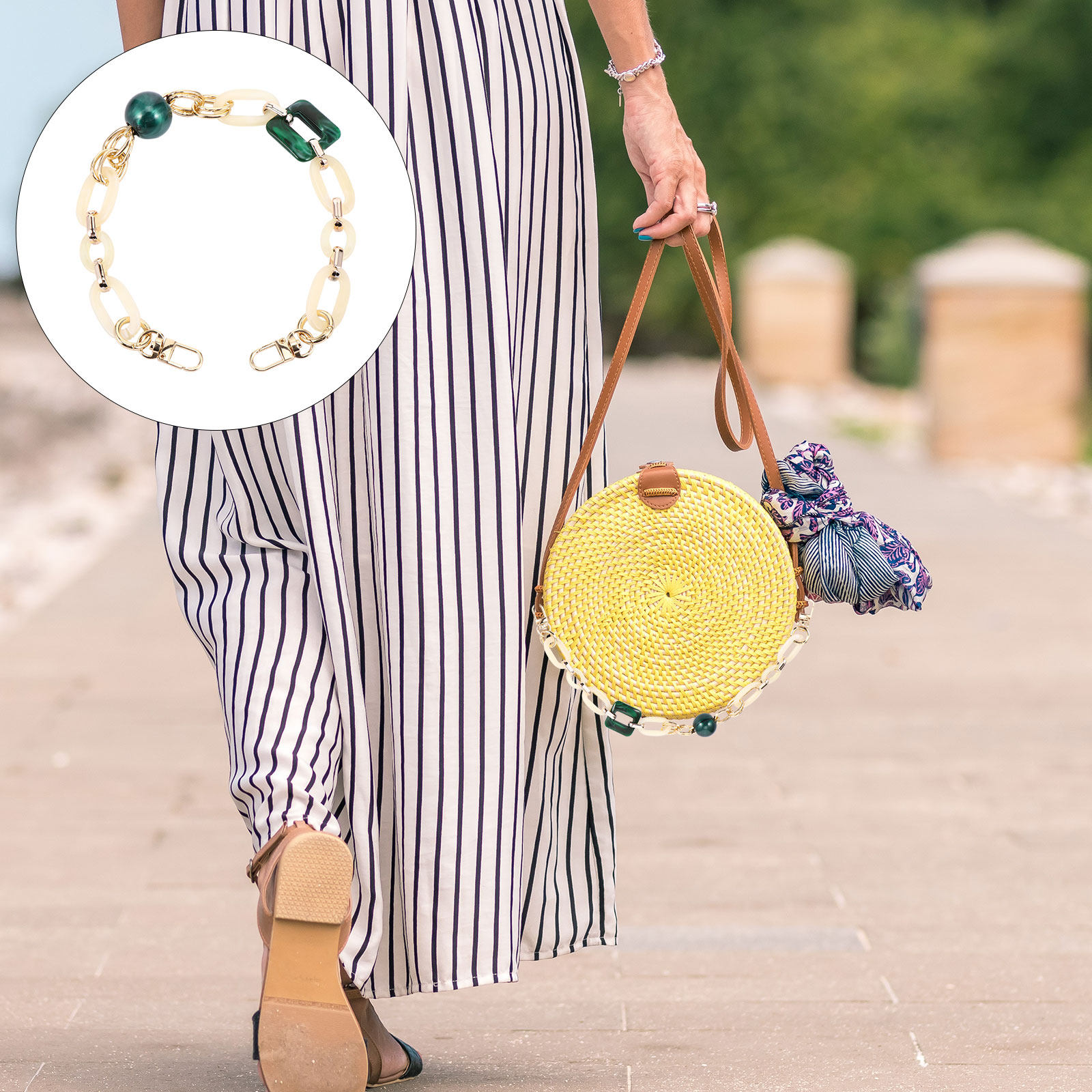 Women'S Retro Bags - 1 pièce, chaîne pour sac en