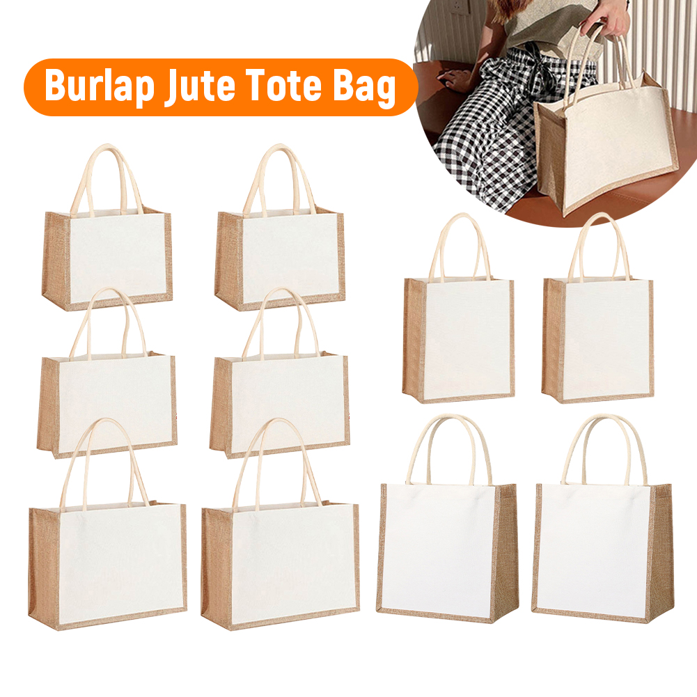 Women Bags Jute - Sac fourre-tout pour femmes, grande capacité,
