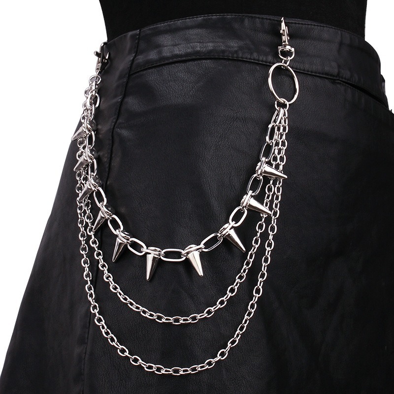 Women Bags With Wallet - Hip Hop Punk Rock métal pantalon