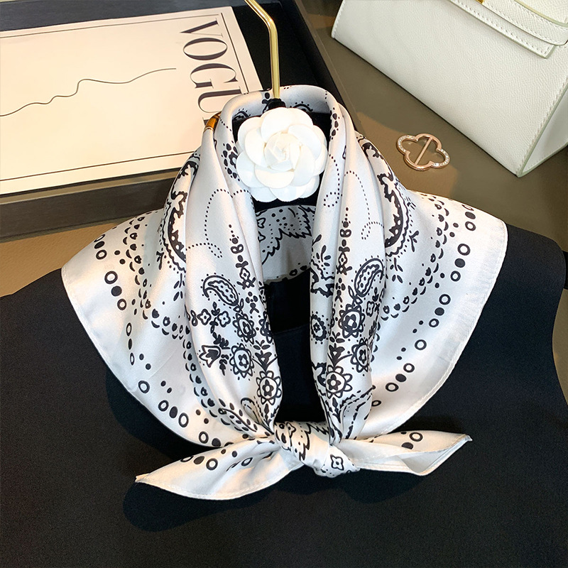 Foulard 100% Soie de Mûrier po - Women'S Retro Bags avis et prix