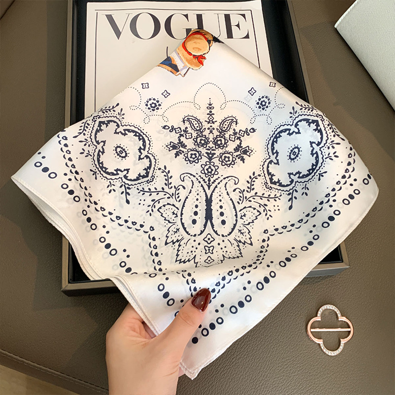 Foulard 100% Soie de Mûrier po - Women'S Retro Bags avis et prix