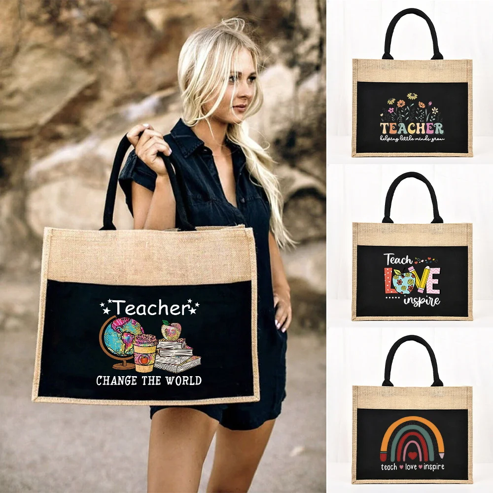 Sac fourre-tout réutilisable e - Women Bags Jute avis et prix