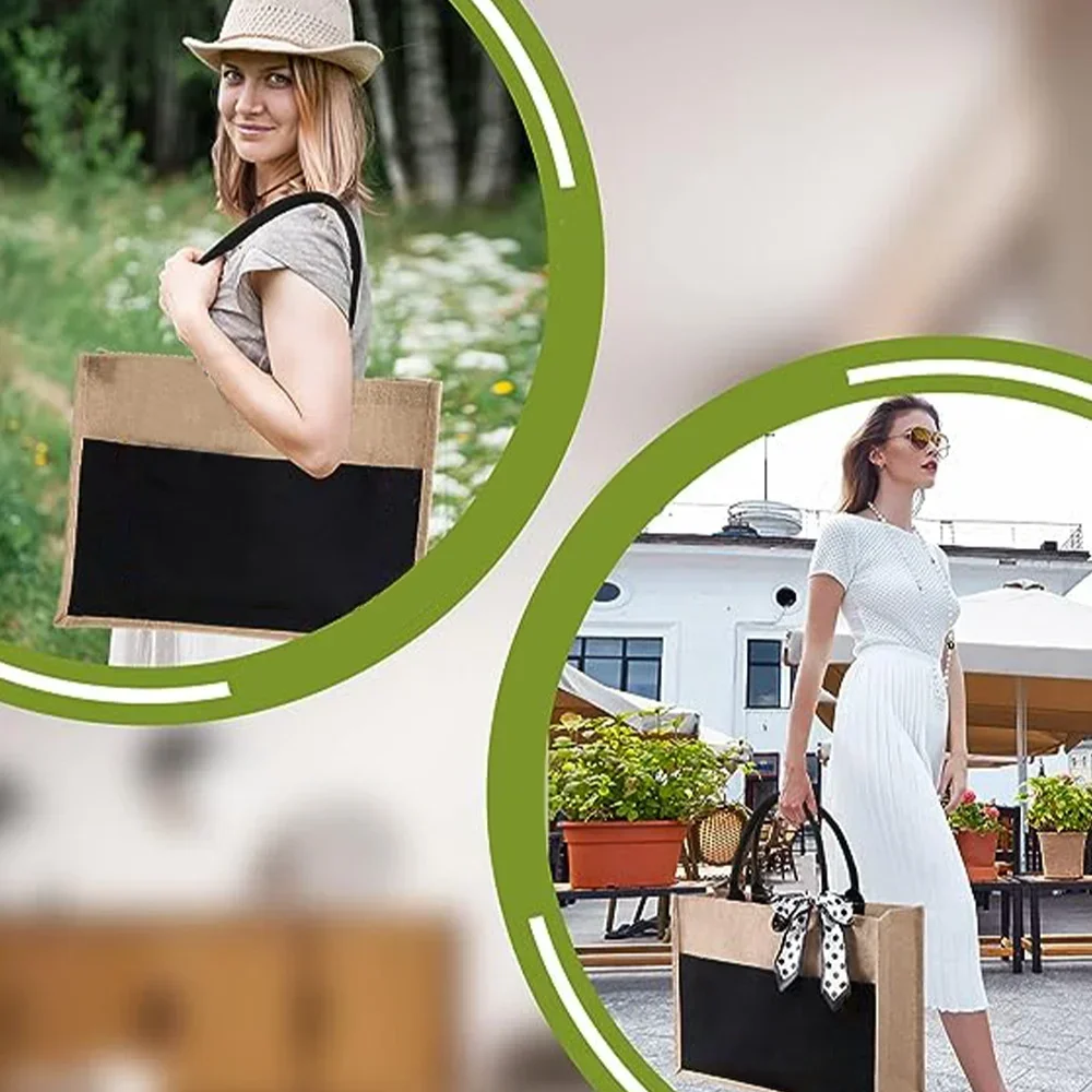 Sac fourre-tout réutilisable e - Women Bags Jute avis et prix