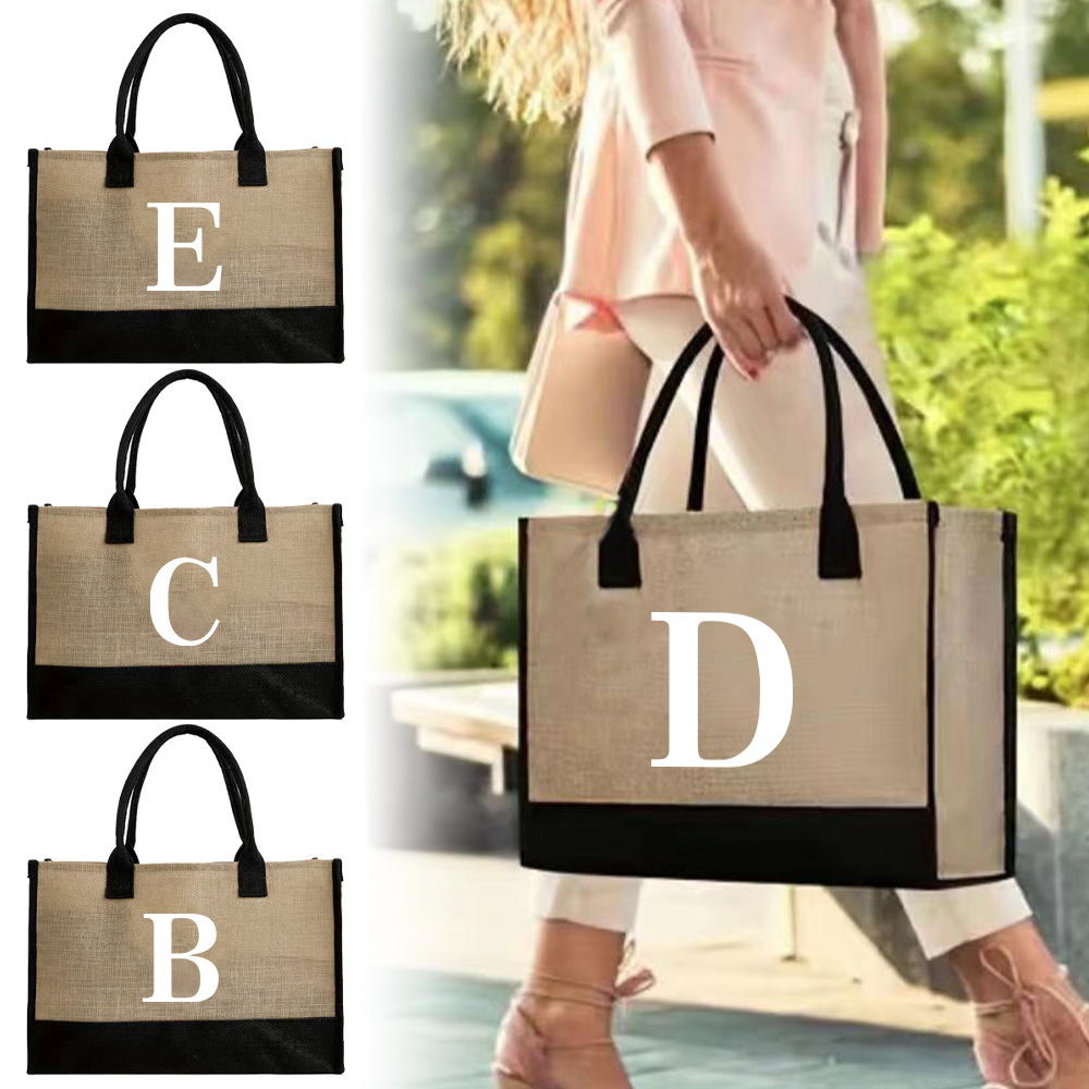Sac fourre-tout tendance en ju - Women Bags Jute avis et prix