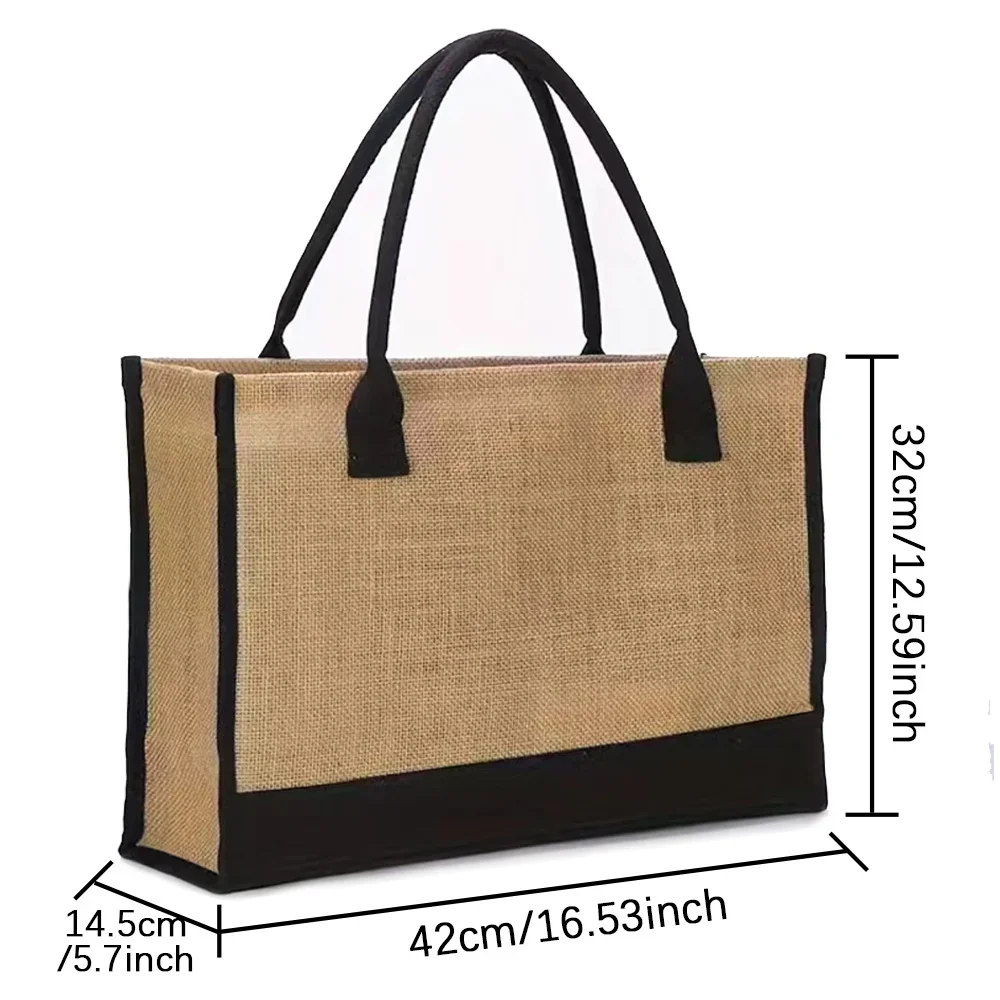 Sac fourre-tout tendance en ju - Women Bags Jute avis et prix