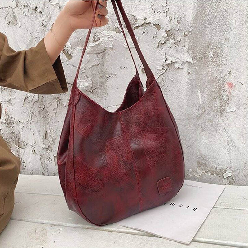 Sac fourre-tout vintage en cui - Women'S Vegan Bags avis et prix