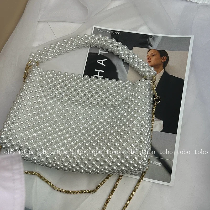 Ins smile latives Pearl Bead P - Women Bags With Wallet avis et prix