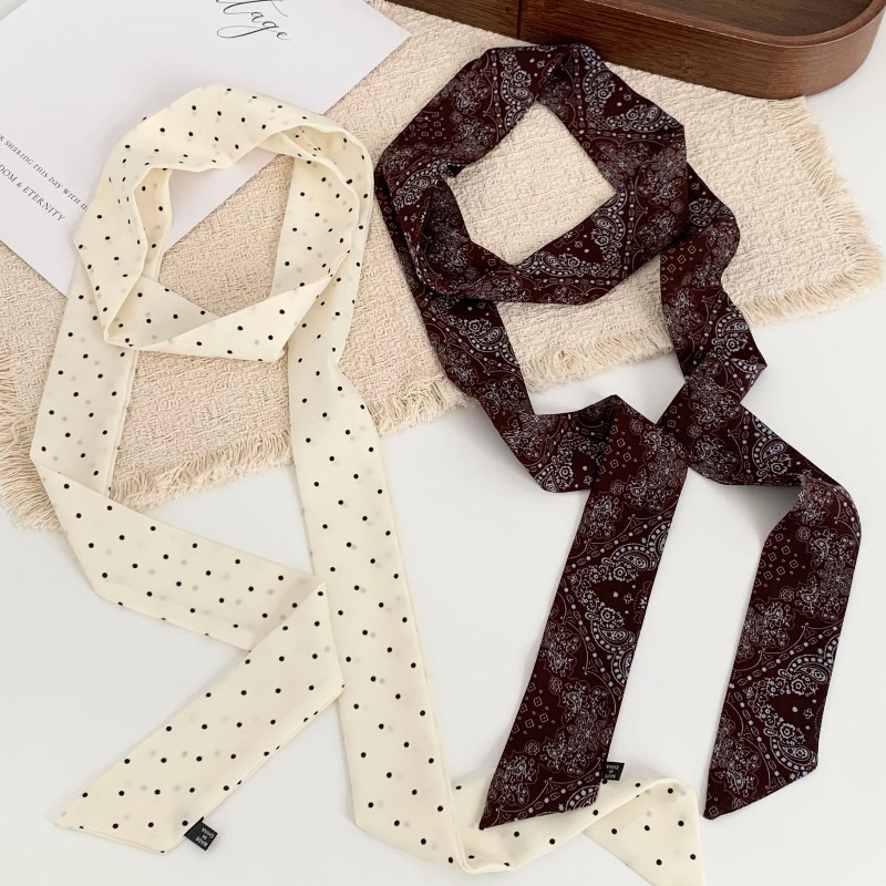 Écharpe longue à pois pour fem - Women'S Retro Bags avis et prix