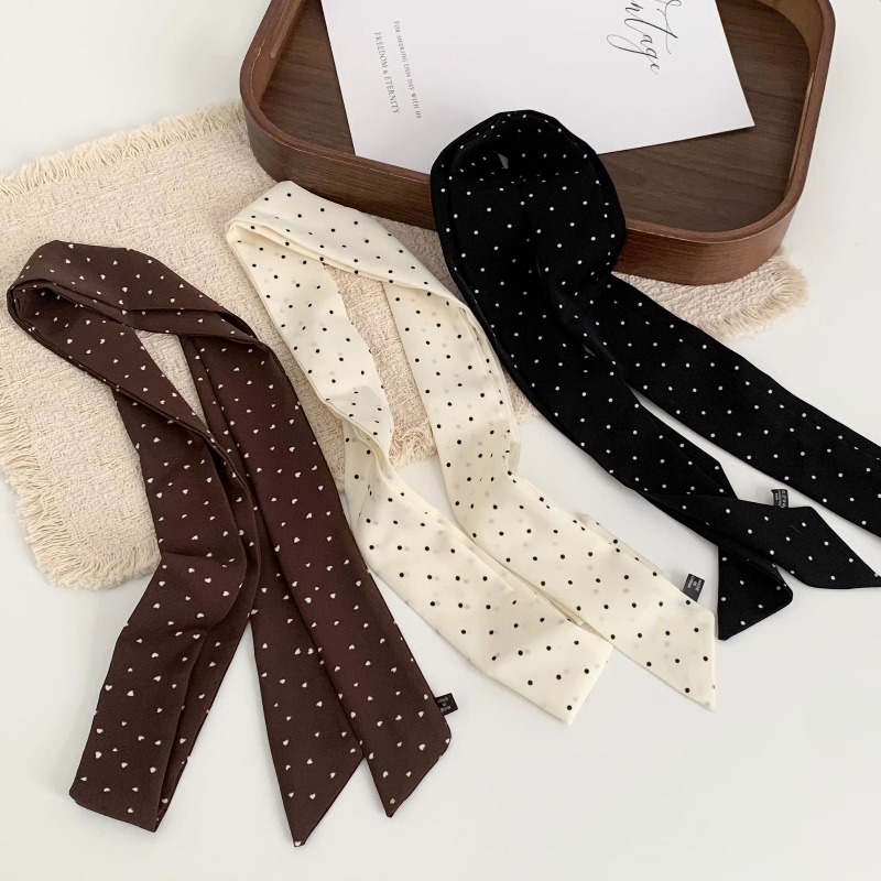 Écharpe longue à pois pour fem - Women'S Retro Bags avis et prix